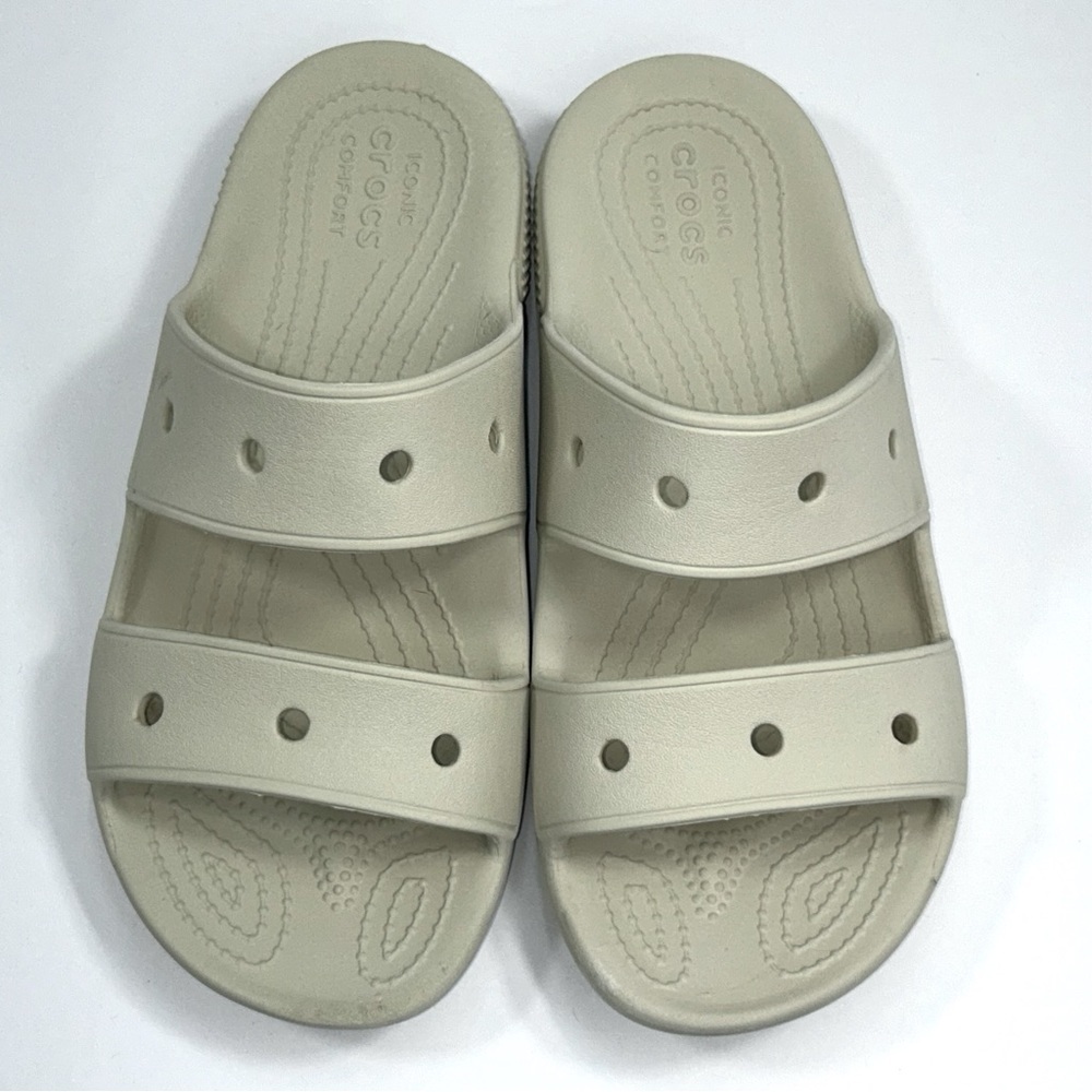 Crocs Adults' 2 Strap V2 Sandals Size 7 Women/5 Men’s - Picture 4 of 9